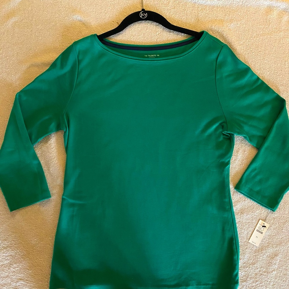 Talbots Tee - Emerald Green